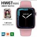 Hw 67 mini Wireless Charger Call Smart Watch. 