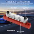 2 Piece Power Distribution Block, Bus Bar Junction Block Battery Busbar Terminal Block Nylon+Metal Ground Connecting Block 12V - 48V. 