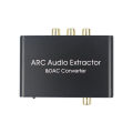 192KHz ARC Audio Adapter HDMI Audio Extractor Digital to  og Audio Converter DAC SPDIF Coaxial RCA 3 5mm Jack Output. 