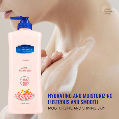 400ML Vaseline Nicotinamide Whitening Body Lotion Moisturizing Skin care White Body Lightening Vaseline Whitening Body Lotion Nicotinamide Lightening Healthy Permanent whiteningNUZ(FROM MALAYSIA)
