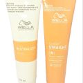 Wella Creatine Straight(N) Straightening Cream and Neutralizer Single Application Kit for Normal to Resistant Hair Salon Exclusive Pack 200ml. 