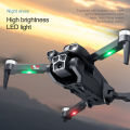 S151 Mini Rc Drone 4K Profesional With ESC WIFI 3 HD Camera LED Lights Obstacle Avoidance Brushless Motor Quadcopter Drone. 