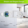 2X LED Dimmer Switch, Flush-Mounted Dimmer for Dimmable LED and Halogen, 5-300 W Dimmer Switch LED, Phase Control Dimmer. 