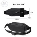 Vocoal Sport Waist Pouch Bag Men Cross Body Bag Zipper Chest Bags Women Phone Waist High Capacity Bag Water Resistant Adjustable Waist Pack for Travel Outdoor. 