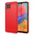 For Samsung Galaxy Jump2 Brushed Texture Carbon Fiber TPU Phone Case. 