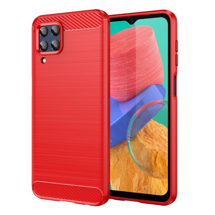 For Samsung Galaxy Jump2 Brushed Texture Carbon Fiber TPU Phone Case