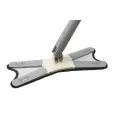 FLAT X-MOP WITH FLEXIBLE 360 DEGREE ROTATIONAL HEAD. 