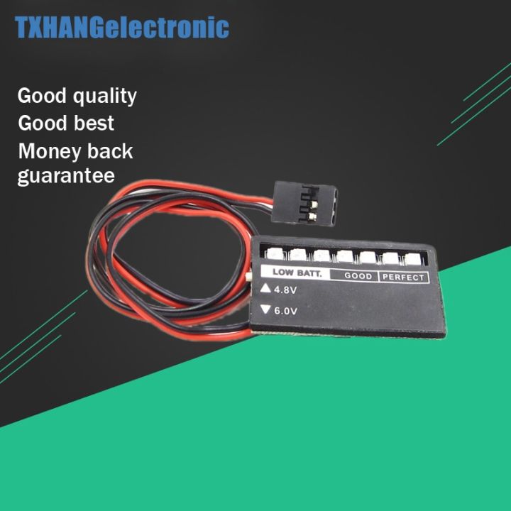 Rc Battery Monitoring Module RC Model 7 LED Receiver Battery Voltage Indicator Monitor Car 7led 4.8 ...