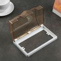 New Plastic Switch Protection Box Double Sockets Waterproof Socket Protector Power Outlet 86 type Electric Plug Cover Home. 