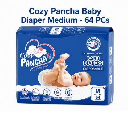 Cozy%20Pancha%20Baby%20Diapers%20-%20Medium%20-%2064%20pcs%20-%20Image%202