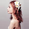 Romantic Plumeria Flower Hairpin Bridal Hair Pins Bohemia Seaside Beach Style CN. 