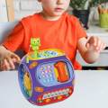 Light Sound Musical Cube Baby Activity Cube for Gifts Observation Fine Motor. 