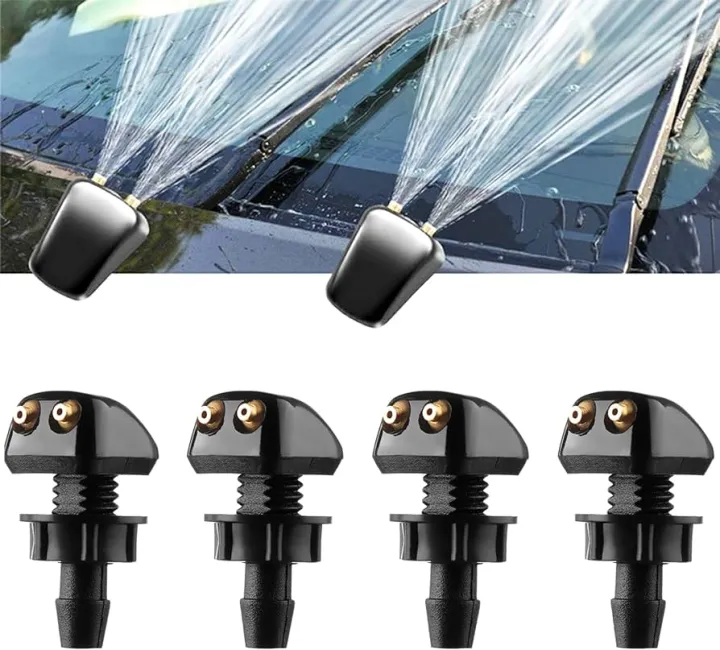 Car%20Front%20Windshield%20Washer%20Nozzle%20Spurter,Universal%20Auto%20Wiper%20Double-hole%20Outlet%20Water%20Spout%20Straight%20Pillar%202pcs%20-%20Image%202