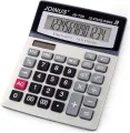 14-Digit Desktop Calculator Solar Battery Dual Power Large LCD Display Big Sensitive Button with Check & Correct Function for Office School Business Desk. 