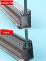 Three T Type Seal Strip Aluminum Alloy Door Window Sealing Accessories Gap Filler Waterproof And Dustproof Pvc Rubber Strips. 
