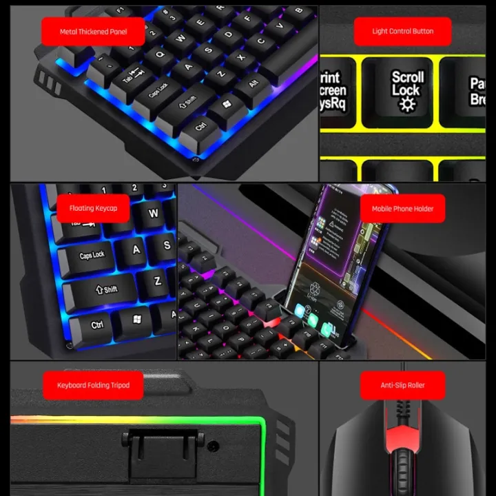 Mechanical%20Feel%20Wire%20Gaming%20Keyboard%20Mouse%20Set%20USB%20RGB%20Colorful%20Luminous%20Keyboard%20Mice%20for%20PC%20Gamer%20Computer%20With%20Phone%20Holder%20-%20Image%202