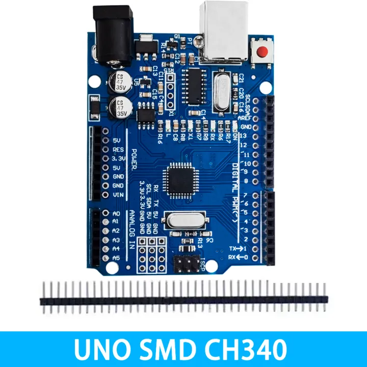 One Set Uno R3 Ch340gmega328p Chip 16mhz For Arduino Uno R3 Development ...