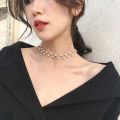 Elegant Pearl Choker Necklace Collar Necklaces Women Wedding Party Clavicle Chain Necklace Jewelry. 