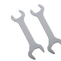 Thin Wrench Double Head Open End Dual Use-End Ultra-Thin Wrench Car Hand tools GJCUTE. 