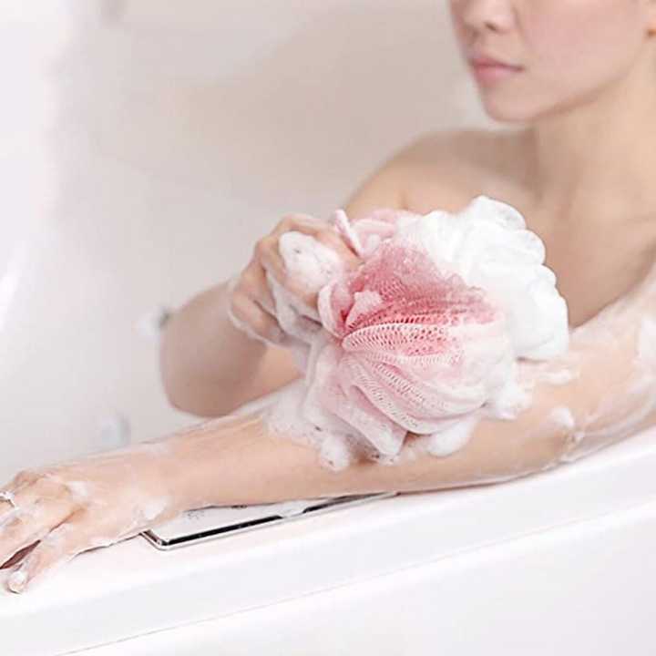 Loofah Bath Sponge 1 pcs Lace-Mesh,Sponge Loofahs Multi-Color Bath L