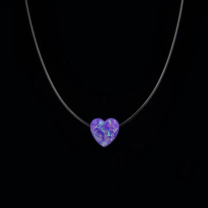 Female%20Transparent%20Fishing%20Line%20Necklace%20Invisible%20Chain%20Small%20Love%20Necklace%20Women%20Resin%20Heart%20Choker%20Necklace%20Collier%20Femme%20-%20Image%207