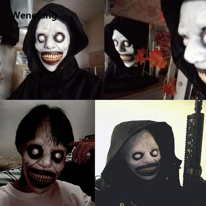 Wenefang%20Halloween%20Mask%20Scary%20Smiling%20Demon%20Mask%20with%20White%20Eye%20Horrible%20Devil%20Coser%20Creepy%20Horror%20Mask%20Evil%20Cosplay%20Scariest%20Masked%20Ball%20-%20Image%205