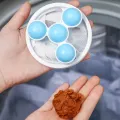 Washing Machine Hair Filter Floating Pet Fur Lint Hair Removal Catcher Reusable Mesh Dirty Collection Pouch Cleaning Balls. 