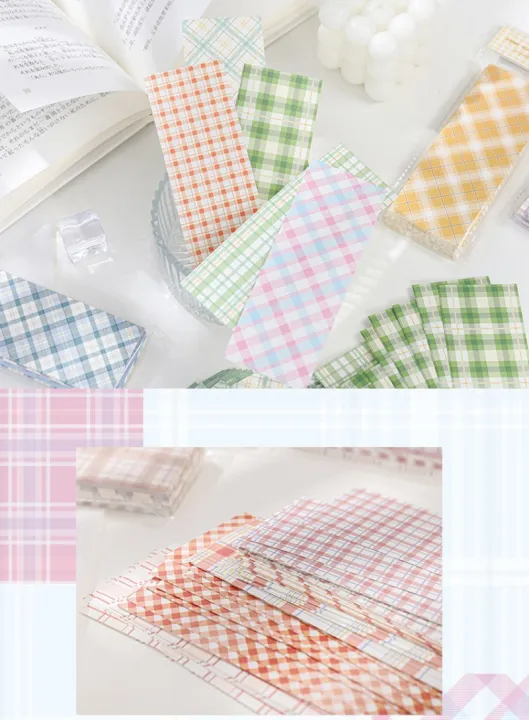 Panda%20Online%20100%20Sheets%20Semi%20Sugar%20Lattice%20Series%20Grid%20Memo%20Pad%20Checkered%20Sticky%20Notes%20Album%20Diary%20Journal%20Decorative%20DIY%20Scrapbooking%20-%20Image%206