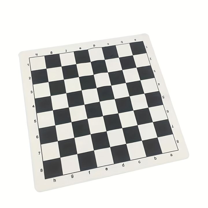【SmartHorizon】Chessboard PU Leather, Chess Pieces Set Board 43*43cm/16.9*16.9inch Checker Folding Checkers Or Shogi Chess Game Board