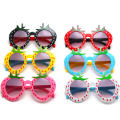 Durable Children sunglasses Comfortable Retro Lightweight Cartoon strawberry glasses Lovely UV protection Boys Girls tide eyeglasses for Outdoor activities Beach vacations Summer fashion Kids'. 