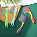 Pet Hair Accessories Stainless Steel Dog Flea Comb Fine Toothed Seahorse Shape Pet Hair Comb Long Short Lice Comb Massage. 
