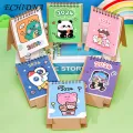 Life Planning Desk Calendar 2023-2024 Cute Animal Mini Desk Calendar Daily Schedule for Office School Classroom Supplies Twin-wire Binding. 