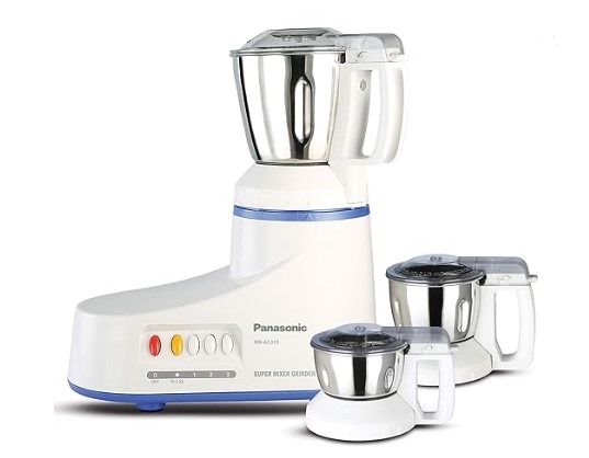 Panasonic MX-AC310-H 550-Watt 3-Jar Super Mixer Grinder