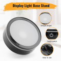 LED Light Base with Sensitive Touch Switch Round Colorful Stand Display for 3D -Engraved Crystal Glass Photo Frame. 