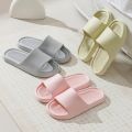 【ZIME】Women Thick Platform Cloud Slippers Summer Beach Eva Soft Sole Slide Sandals Leisure Men Ladies Indoor Bathroom Anti-slip Shoes. 
