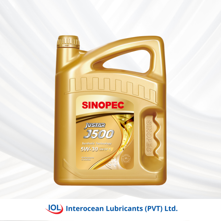 SINOPEC JUSTAR J500 SN 5W-30 Petrol Engine Oil