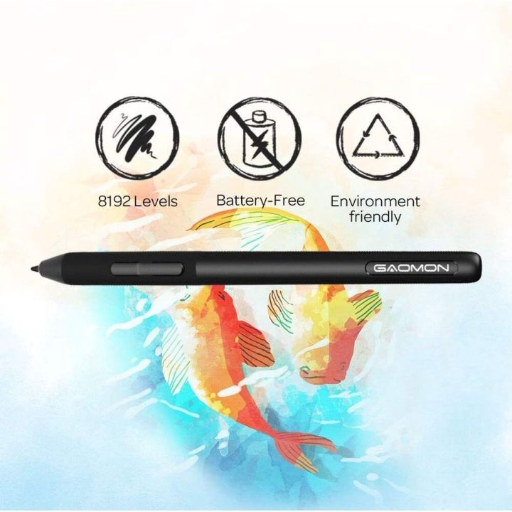 GAOMON%20S620%20Drawing%20Graphic%20Digital%20Tablet%20with%20Shortcut%20Keys%20and%208192%20Level%20Battery-Free%20Pen%20for%20Drawing%20Game%20OSU%20Supports%20Windows/Mac/Android%20(6.5%20x%204%7C)%20-%20Image%203