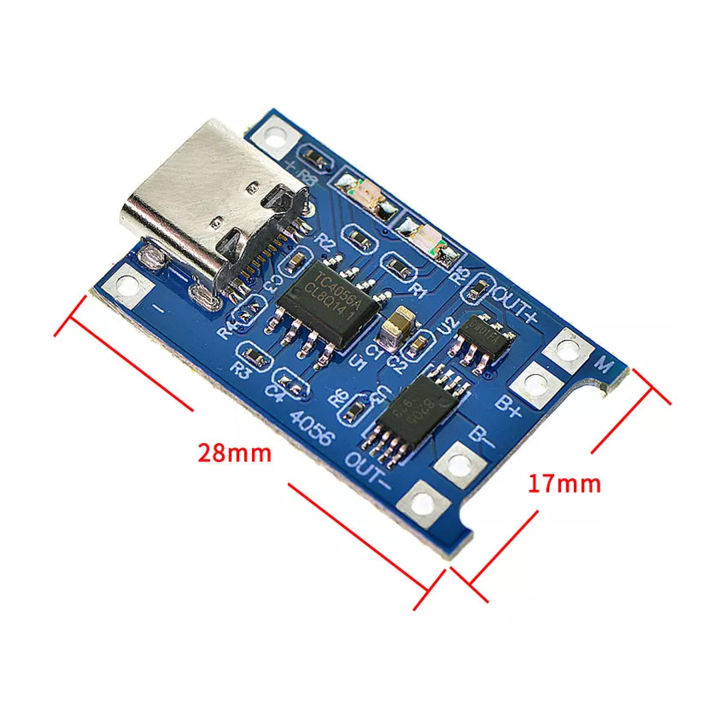 Type%20C%20USB%205V%201A%2018650%20TP4056%20Lithium%20Battery%20Charger%20Module%20Li-ion%20Charging%20Board%20with%20Protection%20Dual%20Functions%201Pcs%20-%20Image%209