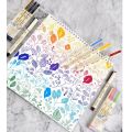 【The Quiet Page】3pcs Four Season Color Soft Brush Sign Pen Set For Drawing Calligraphy Lettering Paint Fine Tip Liner School Art Design A6335. 