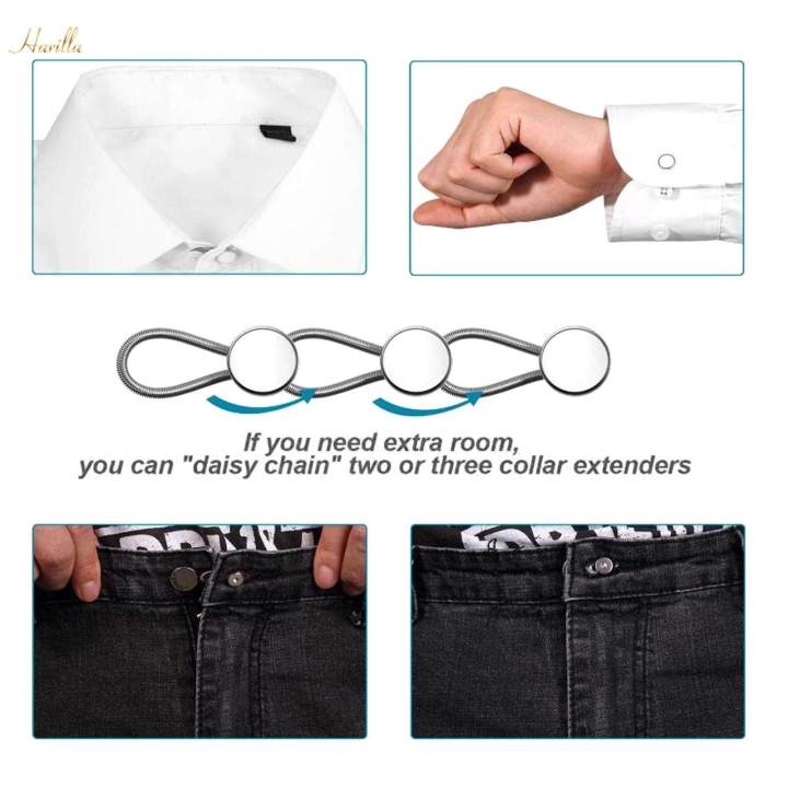 18Pcs%20Elastic%20Collar%20Extenders%20Buttons%20Lengthen%20Extend%20Expansion%20Extension%20Neck%20Extender%20for%20Men%20-%20Image%202