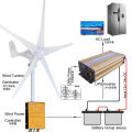12V 1200W Wind Generator with Charger Controller 5 Blades S-Type Minitype Wind Turbine Generator Kit Clear Energy Windmill for Home Highways Boats. 