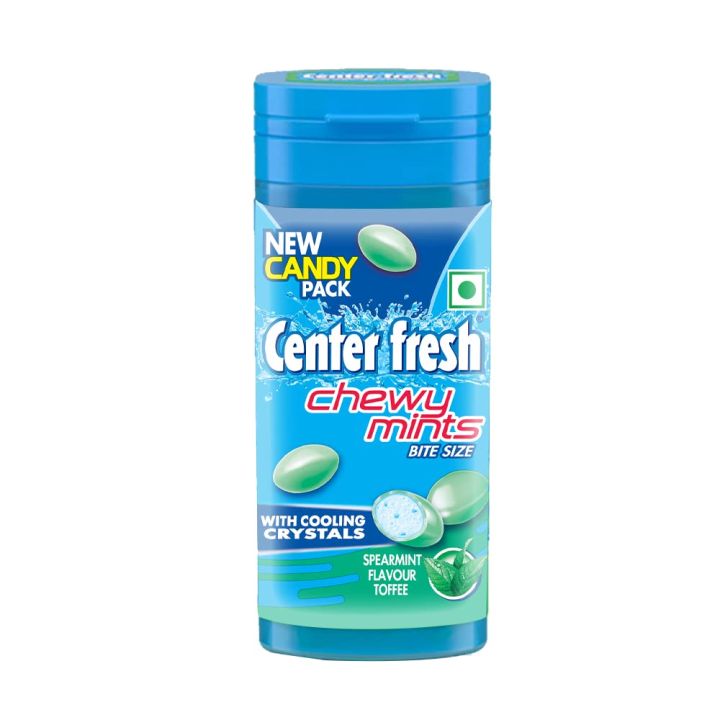 Center Fresh Mint, Chewy Mints, Spearmint Flavour Candy Pocket Bottle, 33 g (FROM INDIA) SAB
