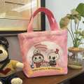 2024 New Labubu Small Canvas Bag Portable and Cute Handbag Compact. 