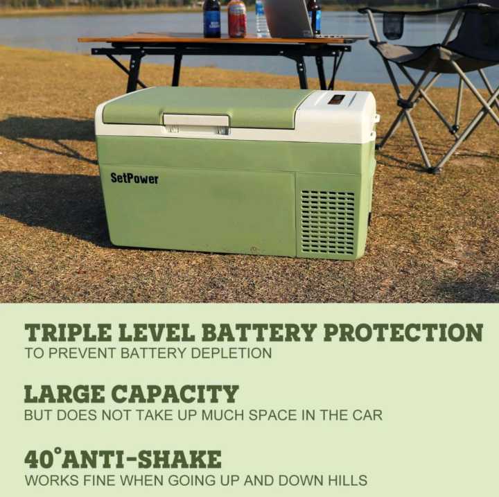 Setpower%20FC20%2012%20Volt%20Cooler%20Fridge%20Small%20Electric%20Cooler%20For%20Car%20%7C%2021Qt%20Green%20-%20Image%207