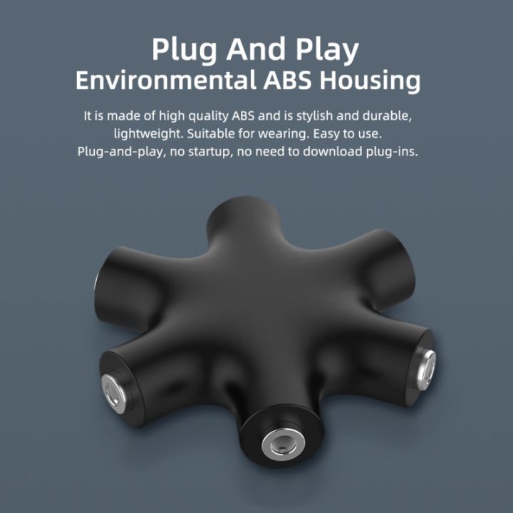 6%20in%201%20Audio%20Splitter%20Adapter%203.5mm%20Male%20to%205%20Female%20Headphone%20Jack%20Converter%20for%20Phone%20Tablet%20MP3%20-%20Image%204