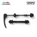 Bicycle Hub Axle Quick Release Front and Rear Alloy Complete Black Finish Quick-Release Axle Bicycle Accessories. 