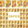 pokemon cards golden English Pokemon Cards English Version Vstar VMAX EX GX MEGA TAG TEAM Metal Gold Sliver Card Trainer Game Toy for Children GiftsParty Games Crafts. 