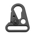 60 Pieces Enlarged Mouth Clip Clasp Olecranon Hook for Keychain Snap Hooks Outdoor Bag Black Color. 