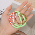 Christmas Bohemian Style Soft Ceramic Beaded Bracelet Men and Women Hundred Bracelets. 