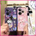 Wrist Strap Phone pouch Phone Case For OPPO Realme Neo7 Turbo Phone Holder Fashion Design Kickstand Anime Cute Anti-dust. 